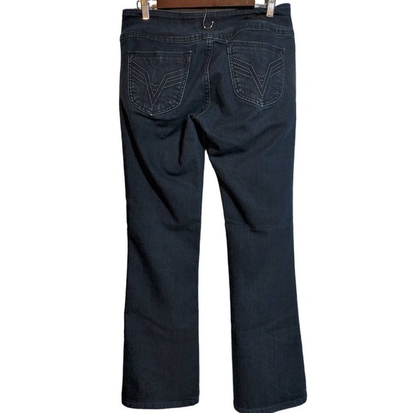 Vigoss boot cut blue jeans woman junior size 7 - Picture 2 of 8